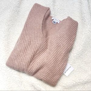 NWT Liz Claiborne Sparkly Pink Sweater